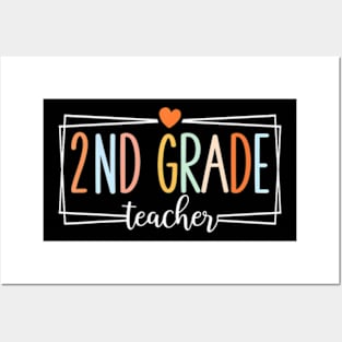 Second Grade Teacher 2nd Grade Teachers Back to School Posters and Art